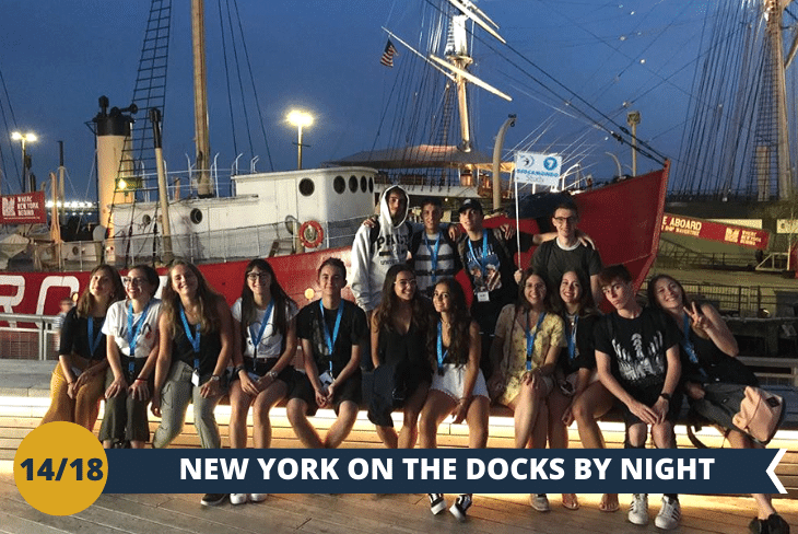NEW YORK BY NIGHT: SEAPORT by night per ammirare la zona di New York che maggiormente conserva i segni del passato mercantile della città