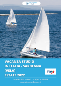 Brochure informative e "Modulo consenso genitori" - Giocamondo Study-VACANZA-STUDIO-IN-ITALIA-SARDEGNA-VELA-ESTATE-2022-212x300
