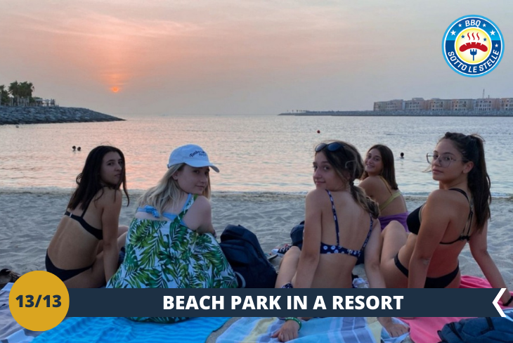 Un fantastico pomeriggio nella spiaggia di un parco resort privato  con tanti nuovi amici all’insegna del relax e divertimento. (Escursione di mezza giornata)