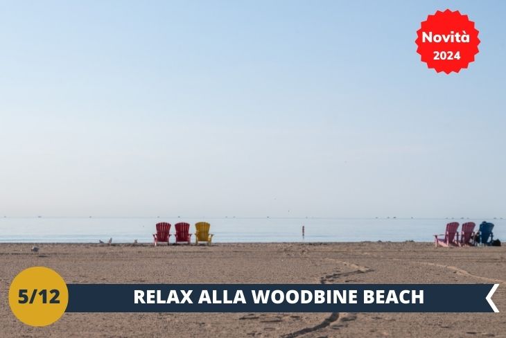 Novità 2024! ESCURSIONE DI INTERA GIORNATA: WOODBINE BEACH! Ci attende una giornata in spiaggia nel cuore di Toronto! Questa spiaggia è una vera e propria oasi di divertimento, sole e relax, e ci offrirà un'esperienza indimenticabile. Con le sue ampie distese di sabbia dorata che si estendono lungo il litorale del lago Ontario, Woodbine Beach è il luogo perfetto per godersi una giornata di relax al sole o per fare una passeggiata rigenerante lungo la riva. Le acque calme e rinfrescanti invitano a un tuffo rinfrescante durante le calde giornate estive. Ma Woodbine Beach non è solo una spiaggia: è un vivace punto d'incontro per chi ama lo sport e il divertimento. Le numerose attività disponibili, come beach volley, beach soccer e beach tennis, rendono questa spiaggia un paradiso per gli appassionati di sport all'aria aperta.